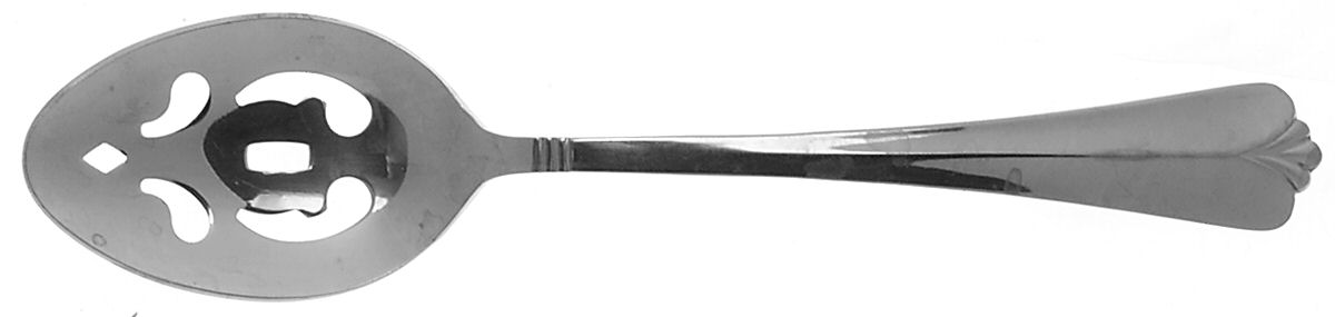 Country Shell (Stainless) Pierced Tablespoon (Serving Spoon) by Stanley Roberts-1