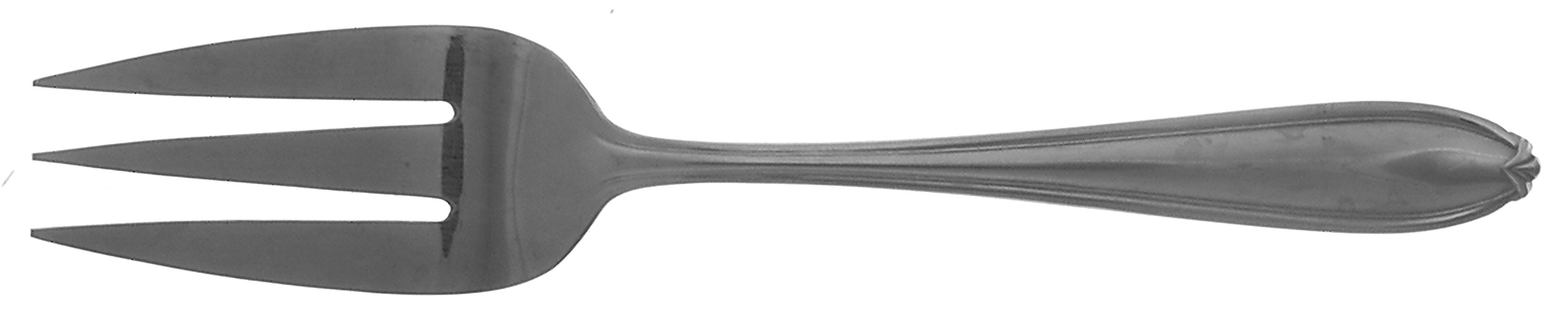 Courtship (Stainless) Medium Solid Cold Meat Serving Fork by Stanley Roberts-1