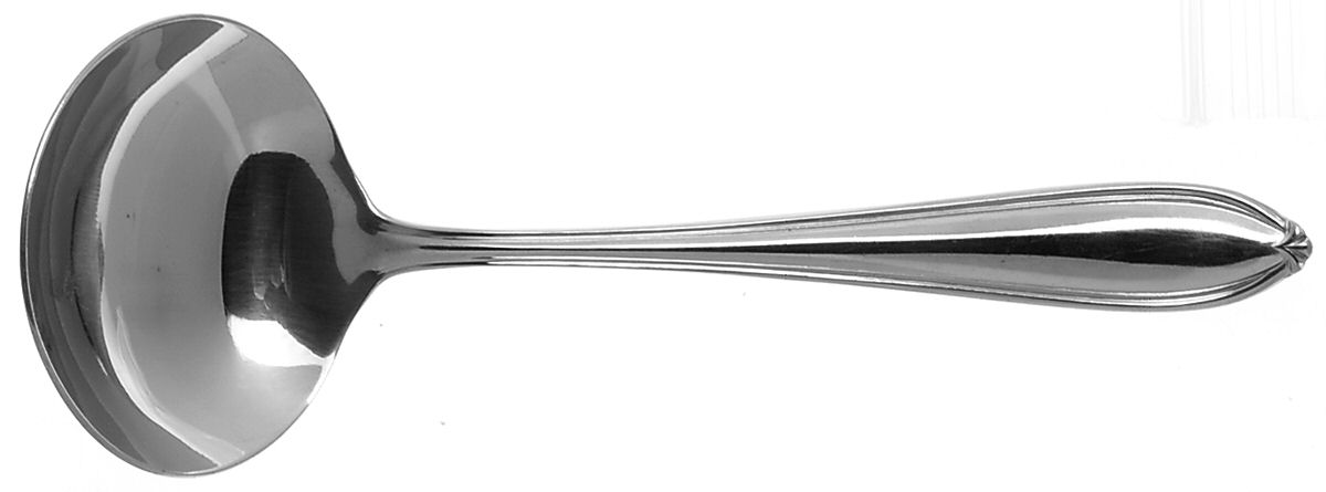 Courtship (Stainless) Solid Gravy Ladle by Stanley Roberts-1