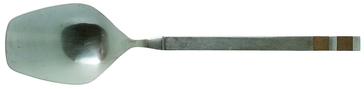 Crosspoint (Stainless) Solid Smooth Casserole Spoon by Stanley Roberts-1