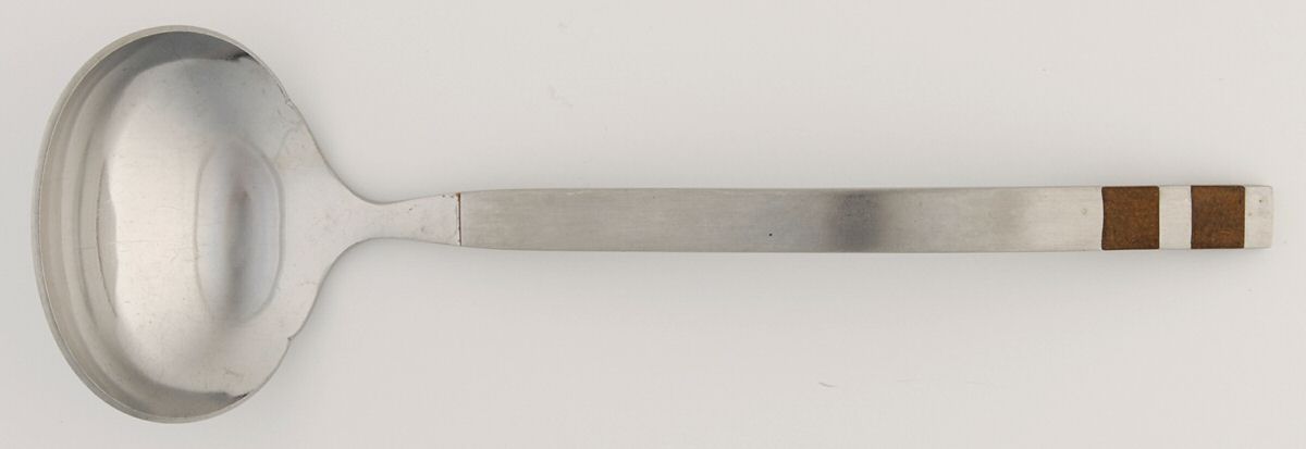 Crosspoint (Stainless) Solid Gravy Ladle by Stanley Roberts-1