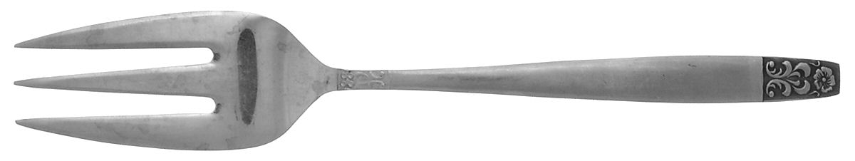 Danesmore (Stainless) Large Solid Cold Meat Serving Fork by Stanley Roberts-1