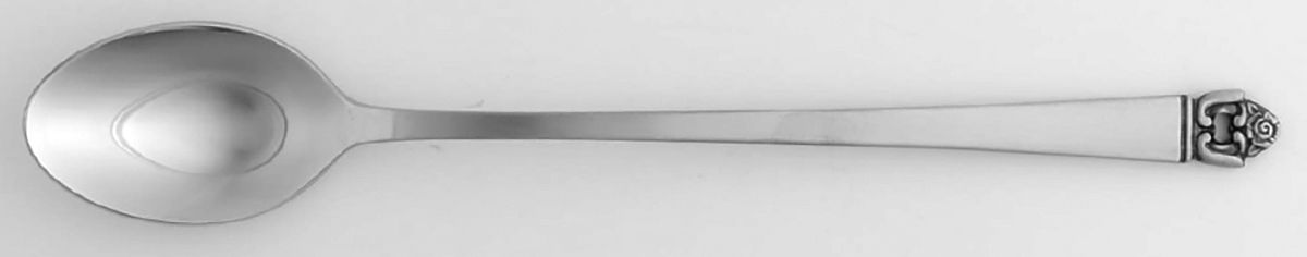 Danish Rose (Stainless) Iced Tea Spoon by Stanley Roberts-1