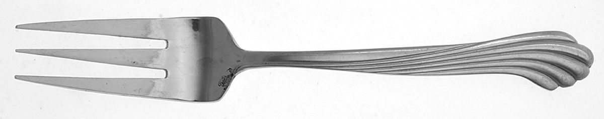 Dawn (Stainless) Medium Solid Cold Meat Serving Fork by Stanley Roberts-1