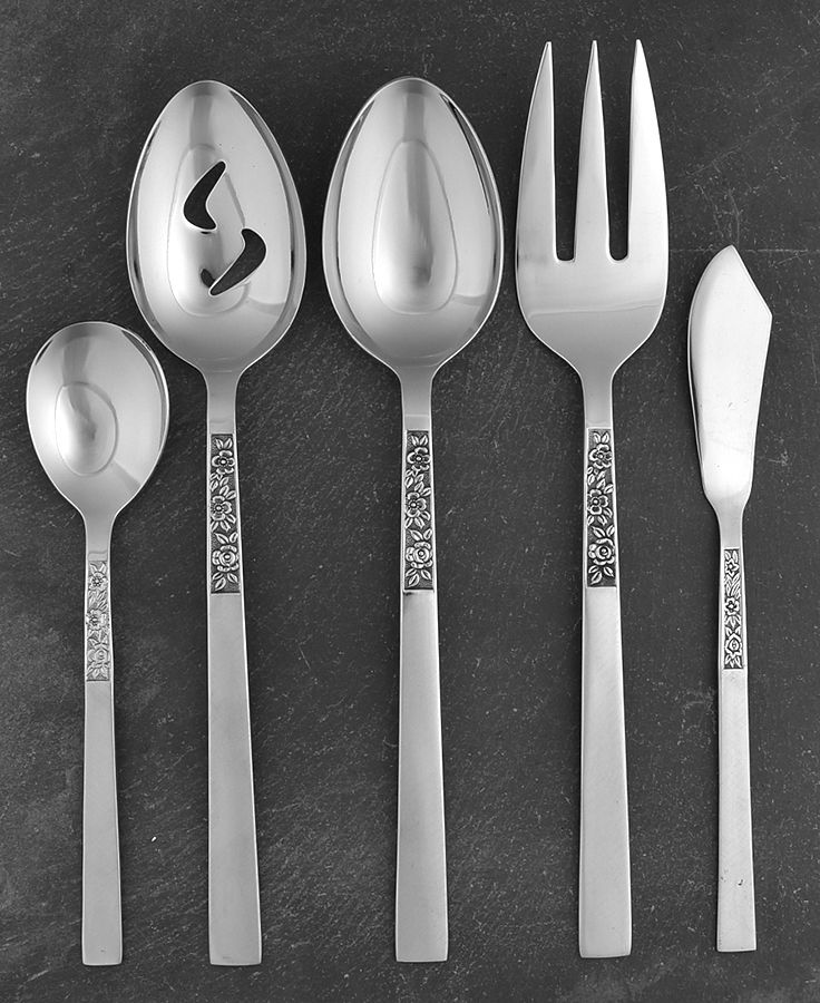 Dorette (Stainless) 5 Piece Hostess Set by Stanley Roberts-1