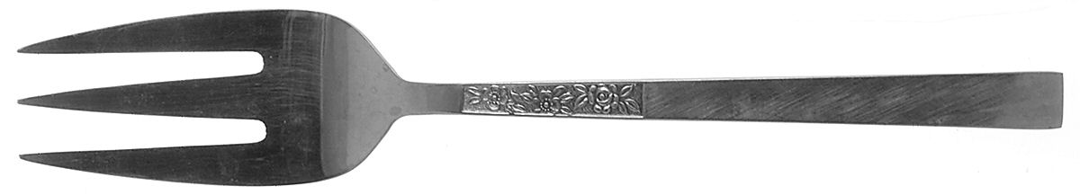 Dorette (Stainless) Medium Solid Cold Meat Serving Fork by Stanley Roberts-1