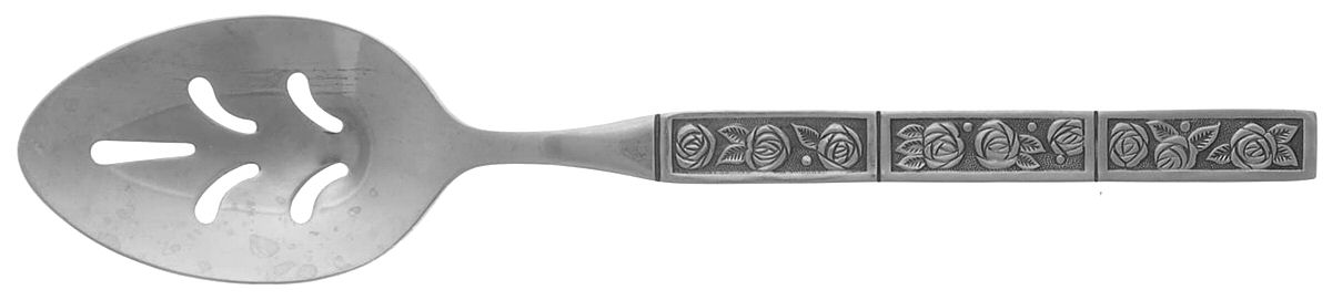 Dorette (Stainless) Pierced Tablespoon (Serving Spoon) by Stanley Roberts-1