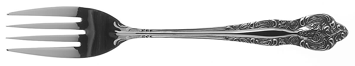 Dynasty (Stainless, 5 Petal Flowers) Individual Salad Fork by Stanley Roberts-1
