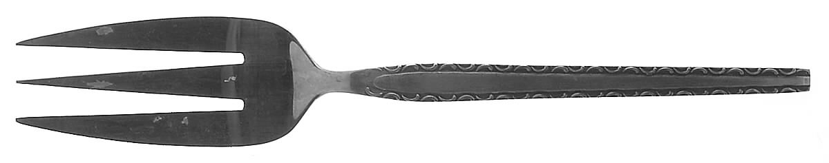 Ensenada (Stainless) Large Solid Cold Meat Serving Fork by Stanley Roberts-1