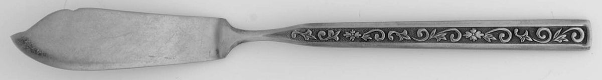 Evening Lace (Stainless) Flat Handle Master Butter Knife by Stanley Roberts-1