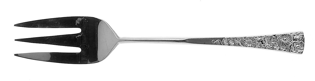 Flower Garden Medium Solid Cold Meat Serving Fork by Stanley Roberts-1