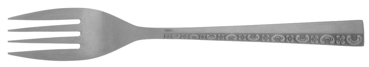 Floral Motif-Danish Mode (Stainless) Fork by Stanley Roberts-1