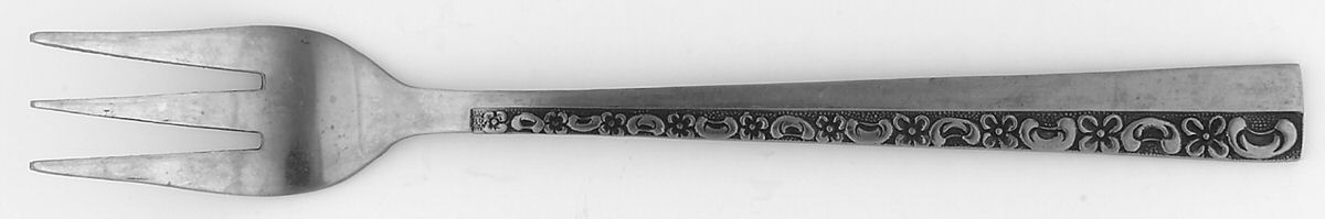Floral Motif-Danish Mode (Stainless) Cocktail/Seafood Fork by Stanley Roberts-1