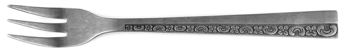 Floral Motif-Danish Mode (Stainless) Cocktail/Seafood Fork by Stanley Roberts-1