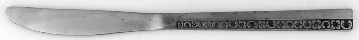 Floral Motif-Danish Mode (Stainless) Modern Solid Knife by Stanley Roberts-1