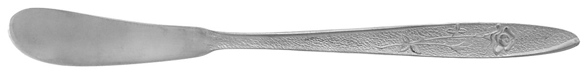 Florentine Rose (Stainless) Flat Handle Butter Spreader by Stanley Roberts-1