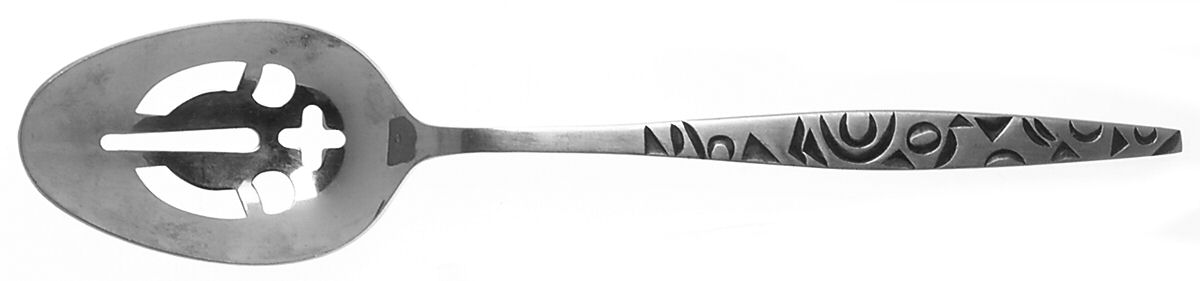 Gaucho (Stainless) Pierced Tablespoon (Serving Spoon) by Stanley Roberts-1