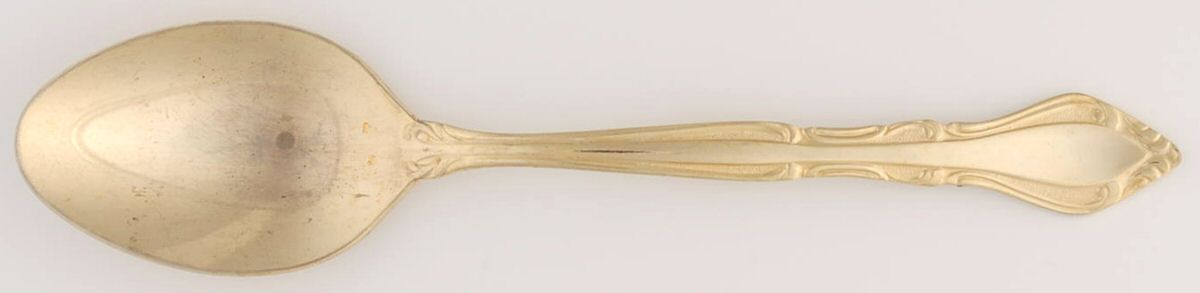 Gold Auberge (Gold Electroplate) Oval Place Soup Spoon by Stanley Roberts-1
