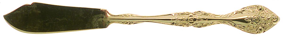 Gold Charles IV (Gold Electroplate) Flat Handle Master Butter Knife by Stanley Roberts-1