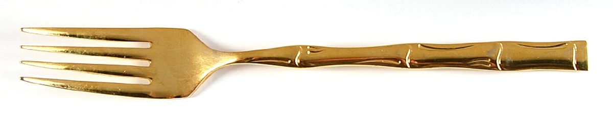 Golden Citadel (Gold Electroplate) Fork by Stanley Roberts-1