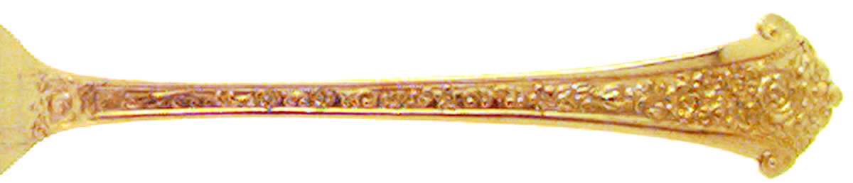 Golden Gardendale (Gold Electroplate) Individual Salad Fork by Stanley Roberts-1