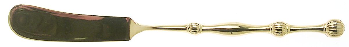 Golden Minuet (Gold Electroplate) Flat Handle Master Butter Knife by Stanley Roberts-1