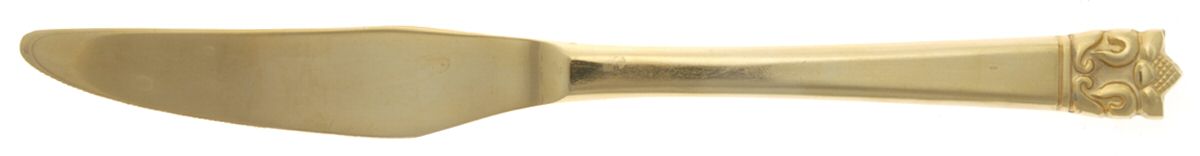 Golden Roget (Gold Electroplate) Modern Solid Knife by Stanley Roberts-1