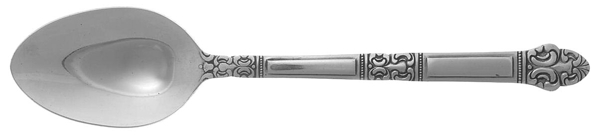 Grand Crown (Stainless) Place/Oval Soup Spoon by Stanley Roberts-1