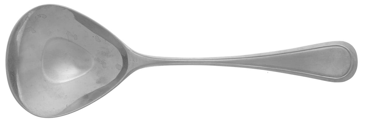Highlight (Stainless) Solid Smooth Casserole Spoon by Stanley Roberts-1
