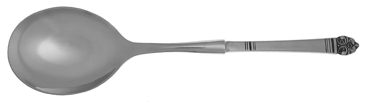 Highmont (Stainless) Casserole Spoon with Smooth Stainless Bowl HC by Stanley Roberts-1