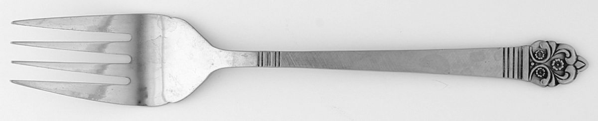Highmont (Stainless) Medium Solid Cold Meat Serving Fork by Stanley Roberts-1