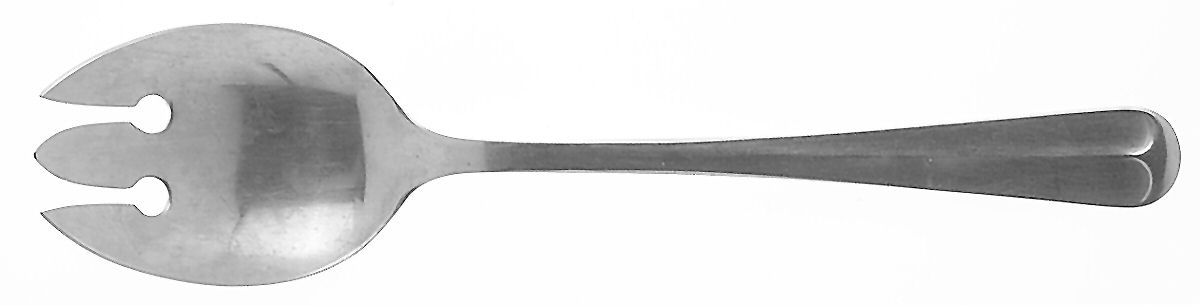 Jefferson Manor (Stainless) Medium Solid Cold Meat Serving Fork by Stanley Roberts-1