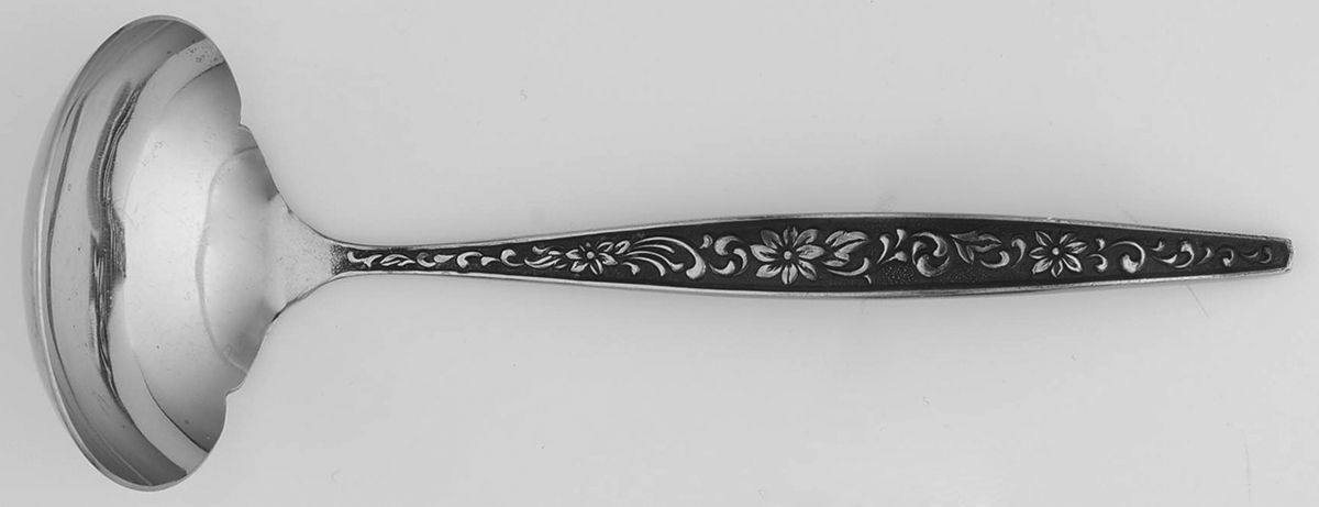 Joelle-Castile (Stainless) Solid Gravy Ladle by Stanley Roberts-1