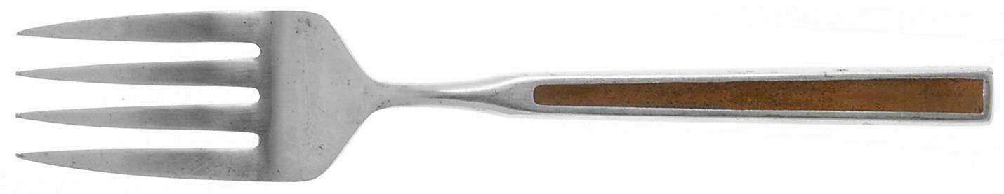 Kamaran (Stainless) Medium Solid Cold Meat Serving Fork by Stanley Roberts-1