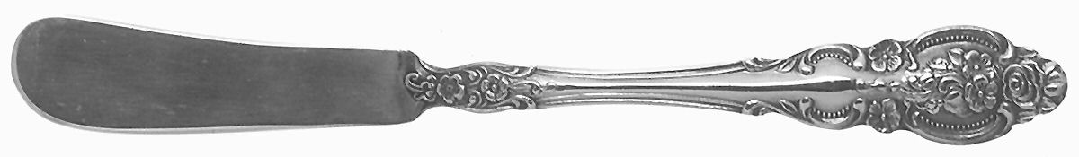 Lady Beatrice Flat Handle Master Butter Knife by Stanley Roberts-1