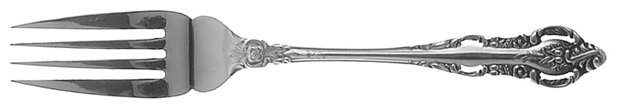 Lady Joann-Lady Jo Ann (Stainless) Medium Solid Cold Meat Serving Fork by Stanley Roberts-1