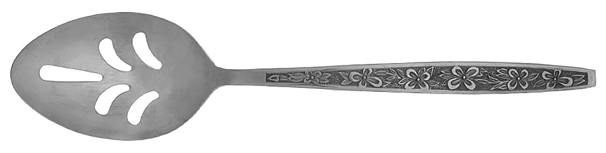 La Spana (Stainless) Pierced Tablespoon (Serving Spoon) by Stanley Roberts-1