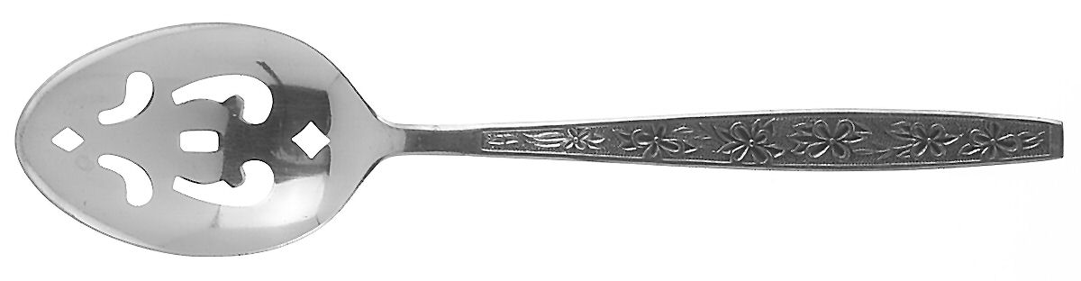 La Spana (Stainless) Pierced Tablespoon (Serving Spoon) by Stanley Roberts-1