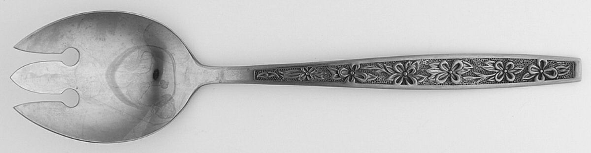 La Spana (Stainless) Pierced Tablespoon (Serving Spoon) by Stanley Roberts-1