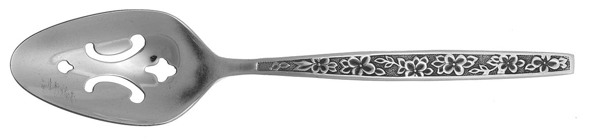 La Spana (Stainless) Pierced Tablespoon (Serving Spoon) by Stanley Roberts-1