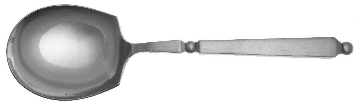 Liberte (Stainless) Solid Smooth Casserole Spoon by Stanley Roberts-1