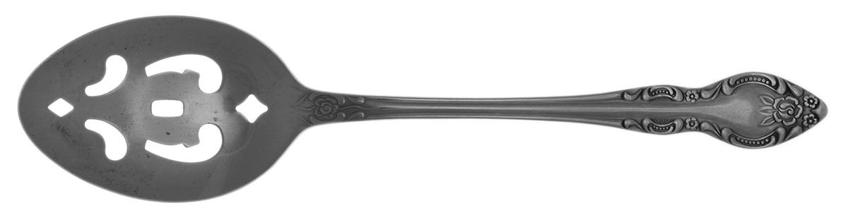 Lisette (Stainless) Pierced Tablespoon (Serving Spoon) by Stanley Roberts-1