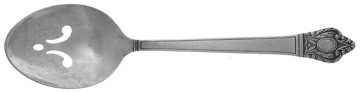 Majesty (Stainless) Pierced Tablespoon (Serving Spoon) by Stanley Roberts-1