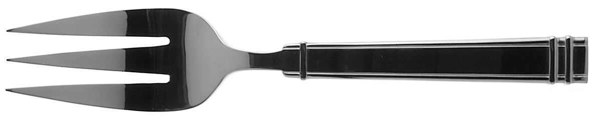Mesa (Stainless, Flat Tip) Medium Solid Cold Meat Serving Fork by Stanley Roberts-1