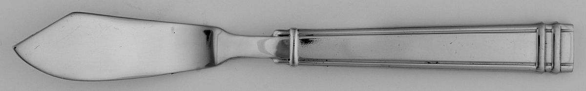 Mesa (Stainless, Flat Tip) Flat Handle Master Butter Knife by Stanley Roberts-1