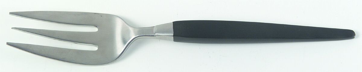 Modern Elegance (Stainless) Medium Solid Cold Meat Serving Fork by Stanley Roberts-1