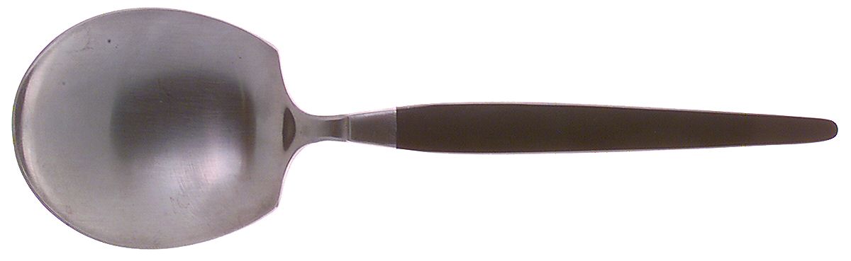 Modern Elegance (Stainless) Solid Smooth Casserole Spoon by Stanley Roberts-1