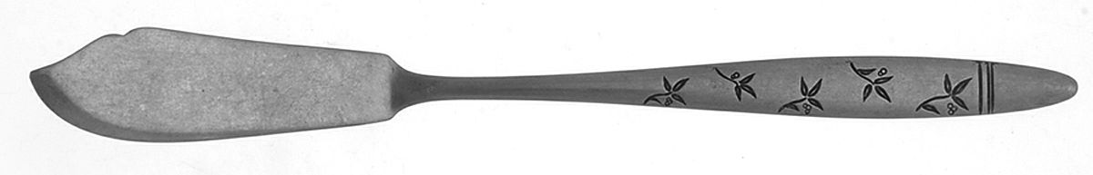 Nightingale (Stainless) Flat Handle Master Butter Knife by Stanley Roberts-1