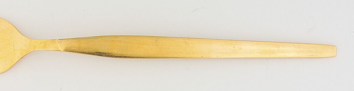 Nobility (Gold Electroplate) Fork by Stanley Roberts-1