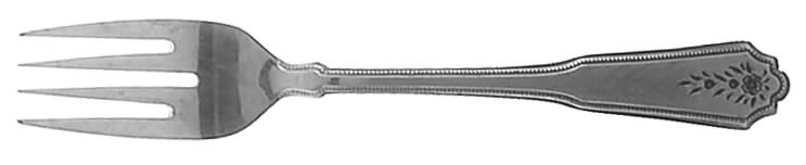 Norcrest-Brentwood (Stainless) Individual Salad Fork by Stanley Roberts-1